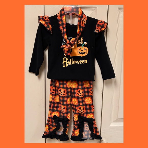SHEIN 1st Halloween Pumpkin Set - Picture 1 of 7